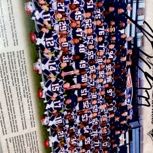 Signed patriots team photo 1 of 1